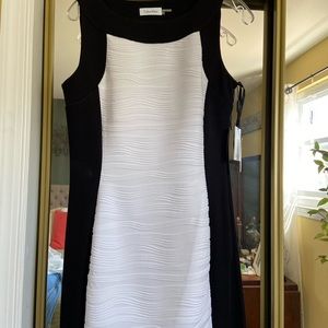 Blk white dress